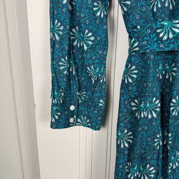 Pink City Prints Block-Print Maxi Dress – Size Large - Picture 7 of 7